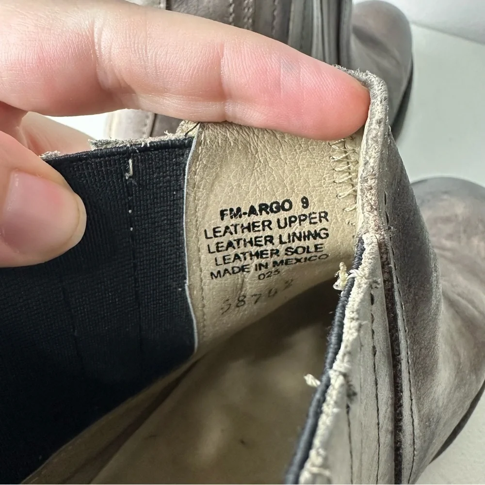Freebird by Steven Men’s Brown Gray Distressed Leather Argo Chelsea Boots Size 9